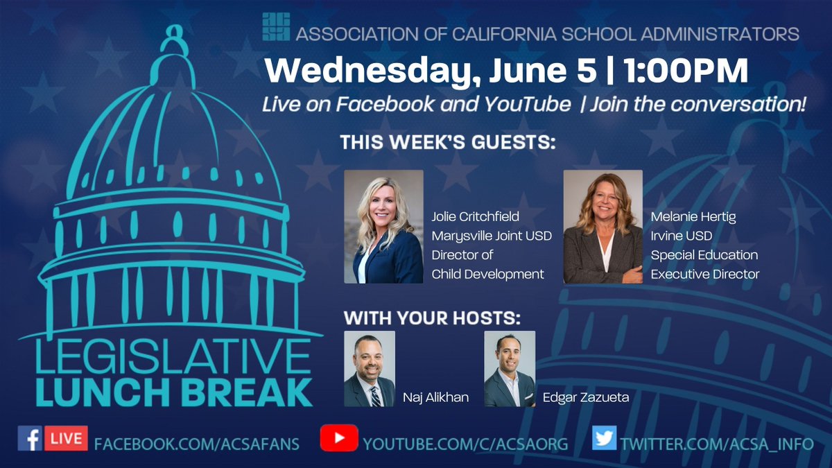 Region 2 is being represented!

See our own CSY Charter President, Jolie Critchfield on today's Legislative Lunch Break!