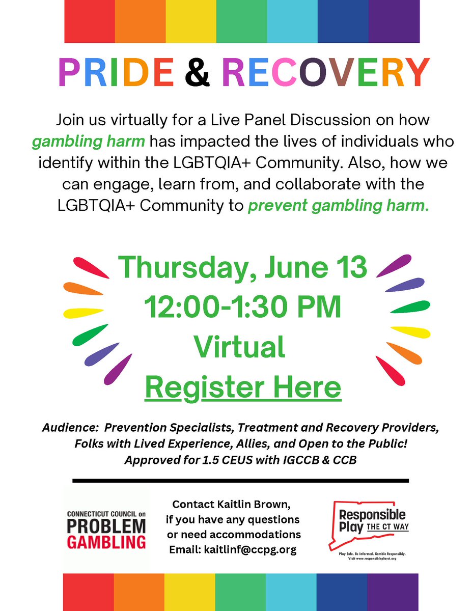 CT Council on Problem Gambling tweet media