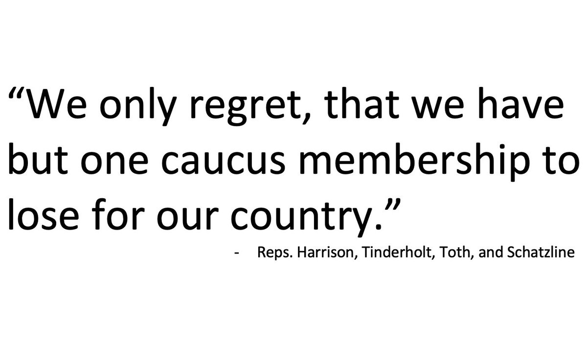 brianeharrison's tweet photo. 🚨Breaking: Reps @reptinderholt, @NateSchatzline, @Toth_4_Texas, and I were informed we may be EXPELLED from the @TXGOPCaucus for campaigning with @GregAbbott_TX, @DanPatrick, @tedcruz, & @KenPaxtonTX against liberal #Txlege incumbents.
We were asked for a response.
Read it👇 https://t.co/htDIE2sEGi
