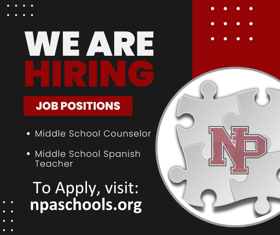 CareersNPAS's tweet photo. New Prague Middle School - Employment Opportunities!

Middle School Counselor 
Middle School Spanish Teacher

To apply, visit: https://t.co/lfpA7eU5pd https://t.co/0bZ5bU0fzW
