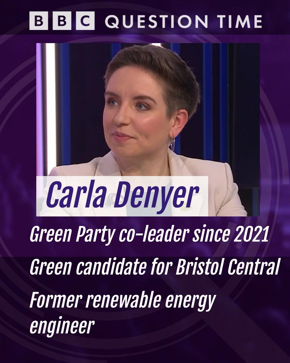 BBC Question Time tweet media