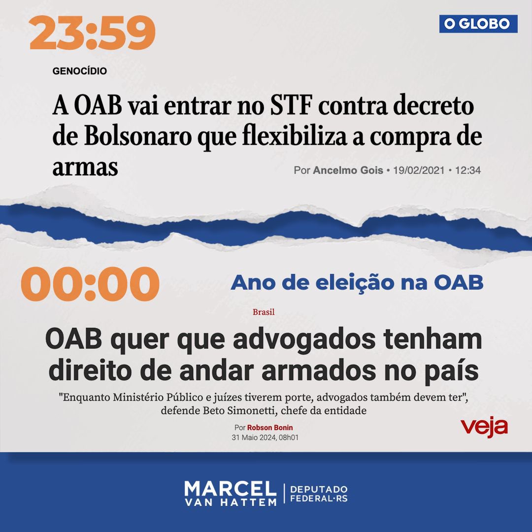 Convicção ou conveniência? A @CFOAB de @beto_simonetti não cansa de mostrar como é vassala dos poderosos. Só porque é ano de eleição acham que podem fazer de conta que defendem pautas que sempre combateram? Advogado, não se engane e não seja enganado!