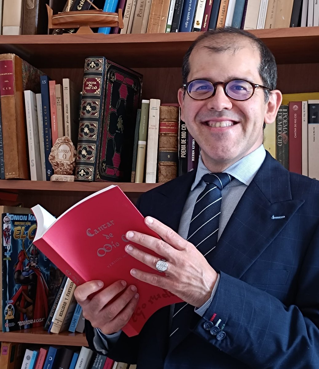 AsocVivarCid's tweet photo. Vivar del Cid (Burgos) entregará la Tizona 2024 al medievalista Alfonso Boix. Muy contentos con el galardón, excepcional investigador que siempre ha apoyado nuestra actividad, nuestro pueblo y la figura del Cid ¡Bravo! #FiestasMedievales #Cid #VivardelCid #Burgos @AlfonsoBoix https://t.co/LykMvVtLuW