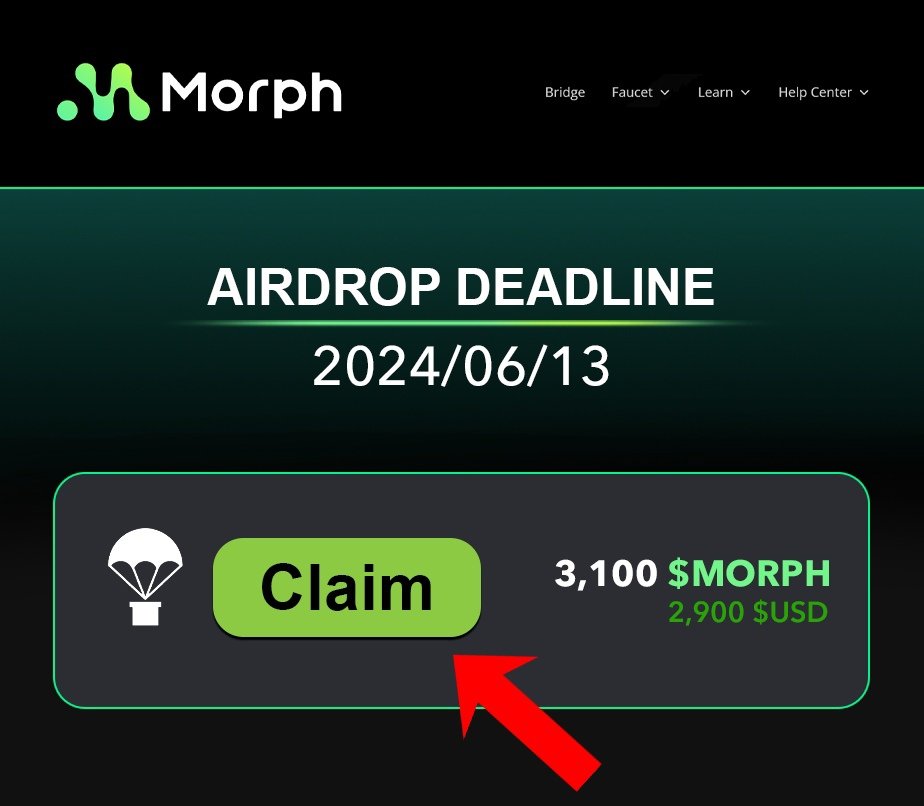 TonyResearch_'s tweet photo. $MORPH FREE AIRDROP CONFIRMED! 

Act fast - Deadline: June 13th!

Your last chance to be eligible

Potential Average: $1000 - $3000

Check out the step-by-step guide below 👇🦥