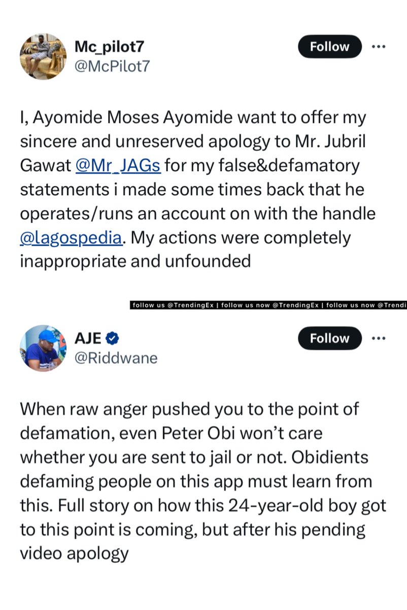 TrendingEx's tweet photo. Rita Dominic is trending because APC's SSA to Babajide Sanwo Olu, Ridwanne was gloating about how he and a progressive colleague dealt with an Obidient who defamed them.

So, tweeps dug out old tweets where he Ridwanne also defamed veteran actor Rita Dominic by calling her an Ashawo/ Prost*itute for choosing to support Goodluck Johnathan in 2015.

Ridwanne gave a shaky response claiming the tweet was fake.