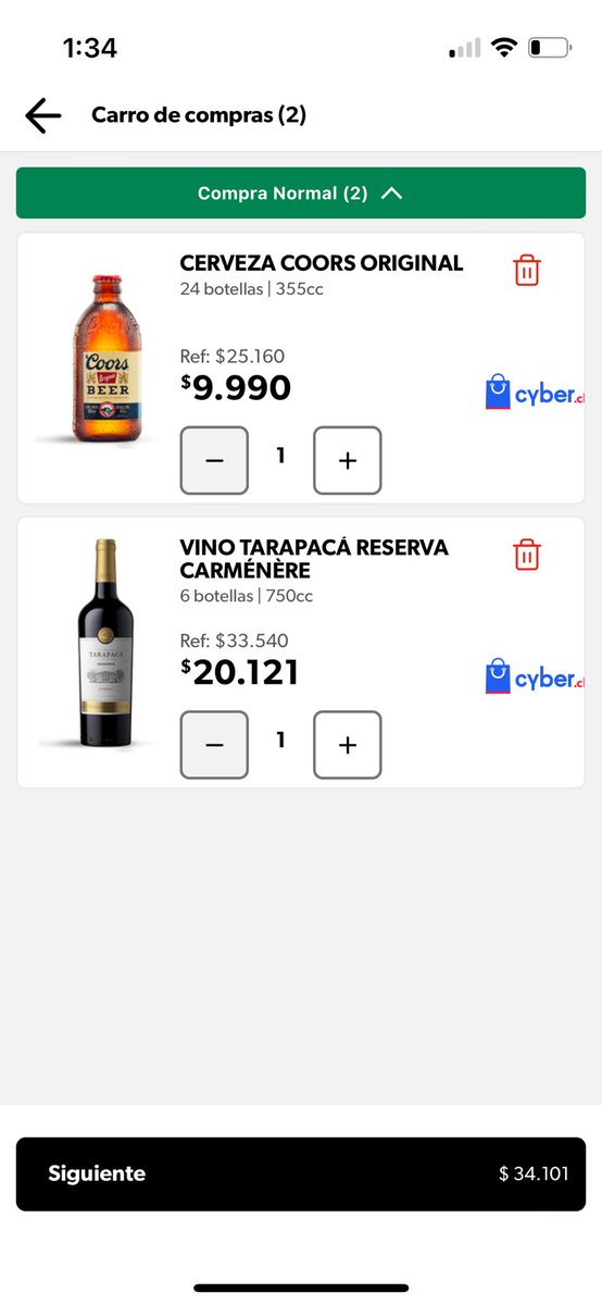 Juano88J's tweet photo. ⁦@LaBarraCCU⁩ no me dan la suma? Será que me puedan ayudar a terminar la compra? #cyberday https://t.co/QgXpHPJUVr