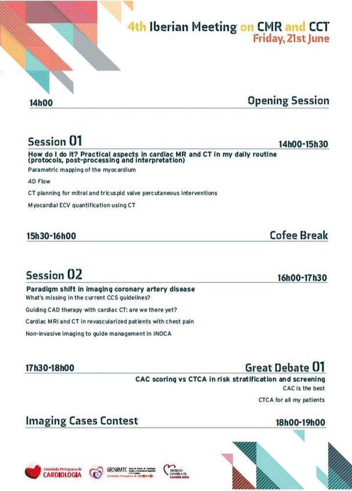 manuelbarreirop's tweet photo. No te pierdas la IV edición del Iberian Meeting en cardio RM y TC. Oporto 21 y 22 de junio. Revision de temas de actualidad, expertos internacionales, gran ambiente, ciudad increíble @RMTC_secardio @imagen_sec @secardiologia @ImagenCardiaca https://t.co/YoKxSbQsnL