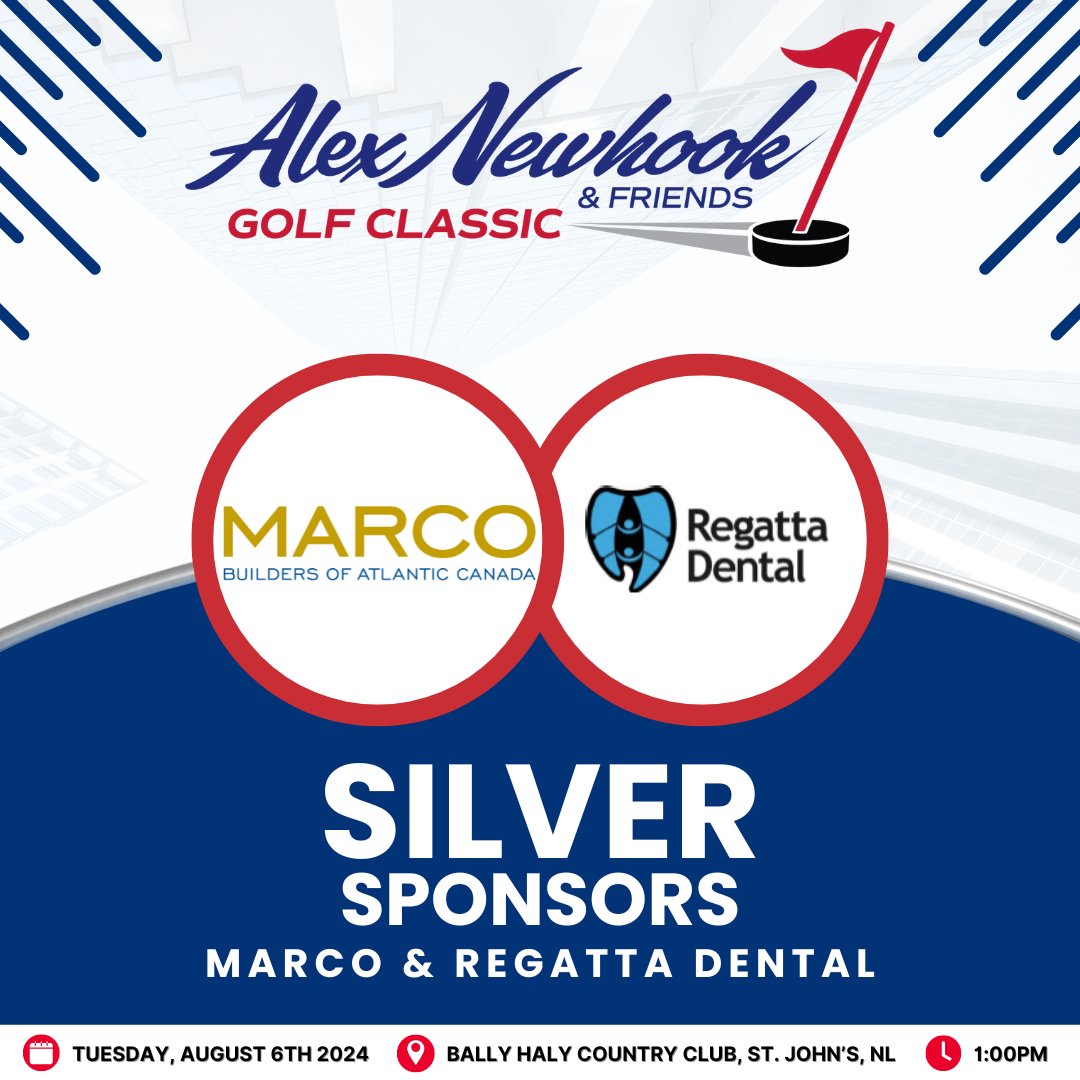 Alex Newhook Golf Classic (@angolfclassic) on Twitter photo Alex Newhook & Friends Golf Classic is proud to announce both Marco and Regatta Dental as their Silver Sponsors for the inaugural event happening Tuesday, August 6th 2024!
<a href="/Marcogroup/">Marco Group</a> <a href="/AlexNewhook_/">Alex Newhook</a> Alex Newhook & Friends Golf Classic is proud to announce both Marco and Regatta Dental as their Silver Sponsors for the inaugural event happening Tuesday, August 6th 2024!
<a href="/Marcogroup/">Marco Group</a> <a href="/AlexNewhook_/">Alex Newhook</a>