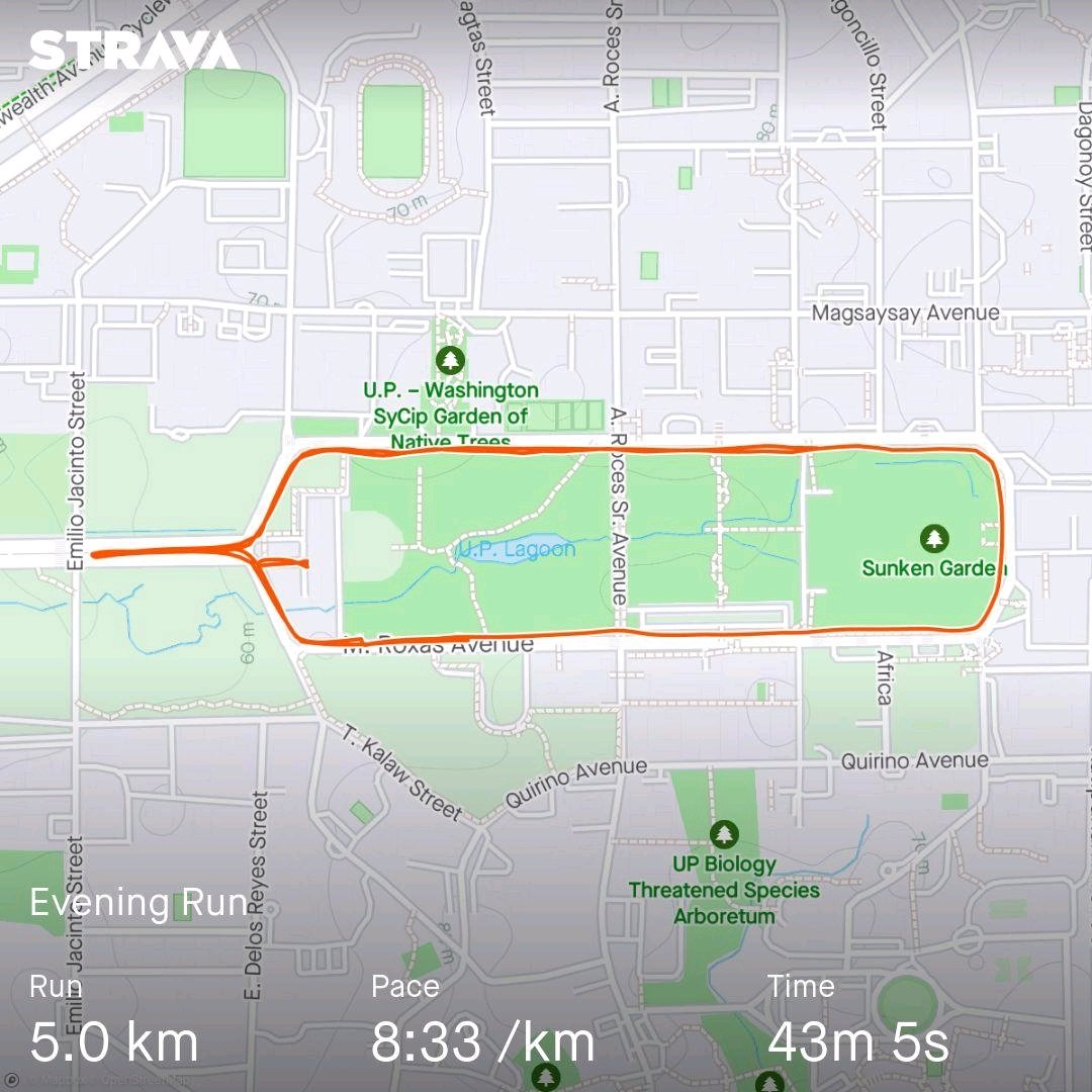 NinongBri's tweet photo. Finally, back at it! 

Check out my activity on Strava: https://t.co/Iytx1bN5iq https://t.co/mKO3m1xW5d