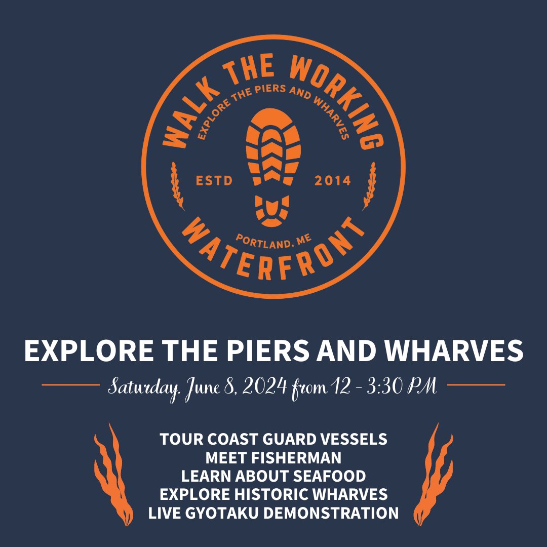Friends of Casco Bay will be stationed at the Portland Fish Pier (behind the Gulf of Maine Research Institute) where our pumpout boat, the Headmaster, will be docked! Come by and chat with us during Portland's Walk the Working Waterfront on Commercial St this Saturday!
