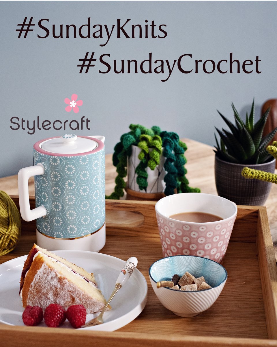 StylecraftYarn's tweet photo. Time for a Sunday treat - I think mine's going to involve a large pot of tea and some cable knitting.
Do you have any #SundayKnitting or #SundayCrochet plans today? Why not show us what you are working on - and tell us about the yarn and patterns you're using. https://t.co/Z5oV5ryeYY