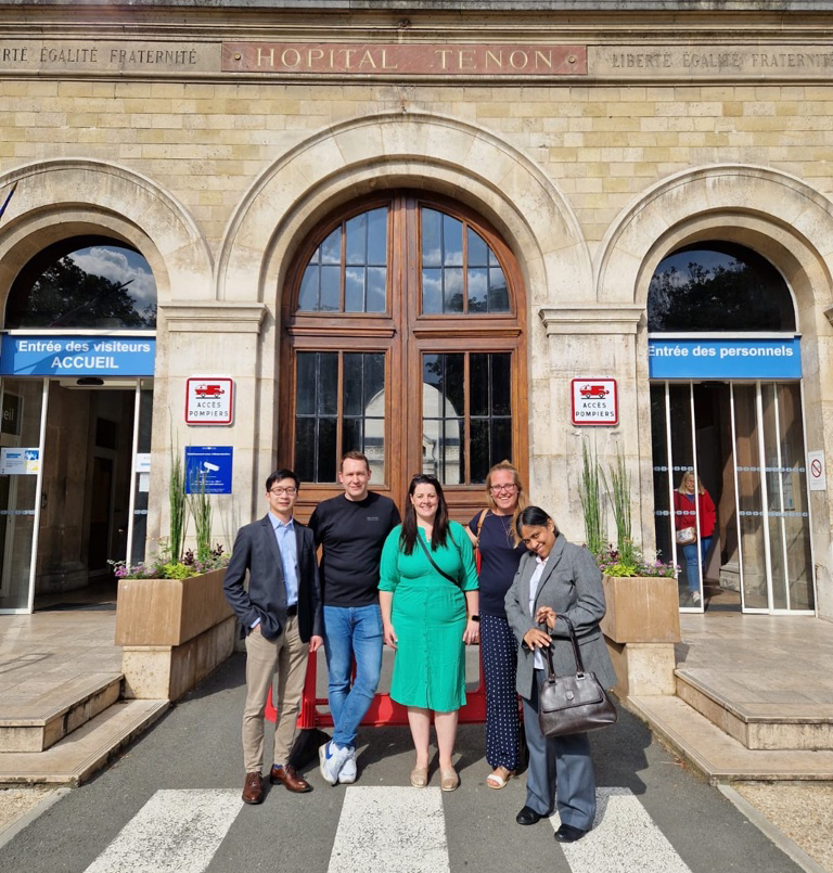 CP_Endourology's tweet photo. Starting June in the beautiful city of Paris 🇨🇵 with Stone Management Training Course welcoming 4 doctors from the UK at Hôpital Tenon for 5 Lithotripsy procedures. A Big Thank You to everybody involved - especially to Prof. Traxer and his amazing team! #ProfessionalEducation https://t.co/ub4DRKdhfe