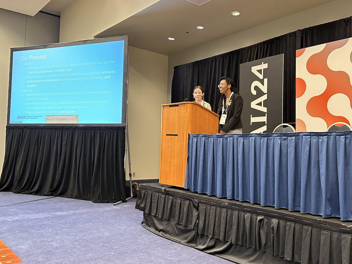 jeffpastva's tweet photo. @AIAPennsylvania’s shaking up small cities presentation kicking off with speakers Amanda Colon Smith and Michelle Shuman @rebuild Philadelphia https://t.co/xhtiKTbxxC