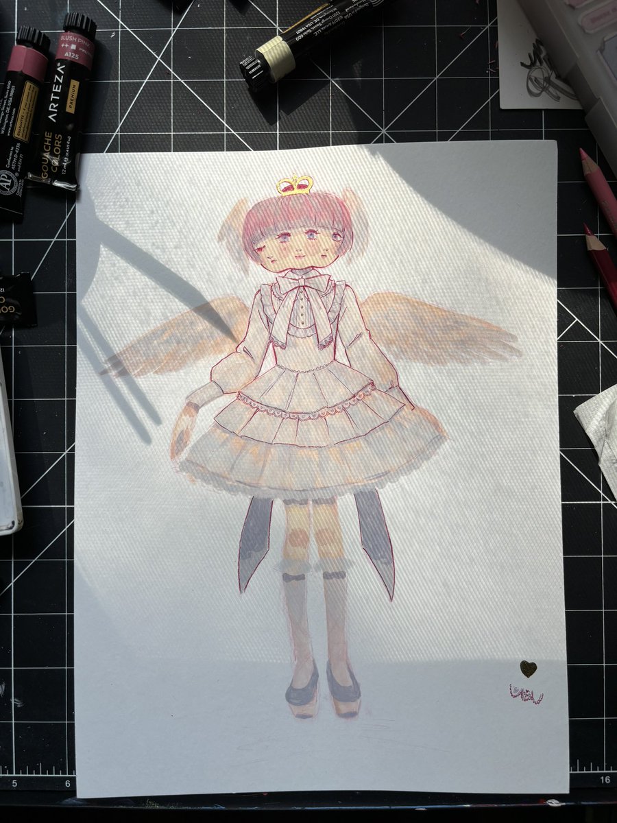 Qingerrr__'s tweet photo. I haven’t touched my gouache paints in so long pls https://t.co/Ud2uIJPTIc