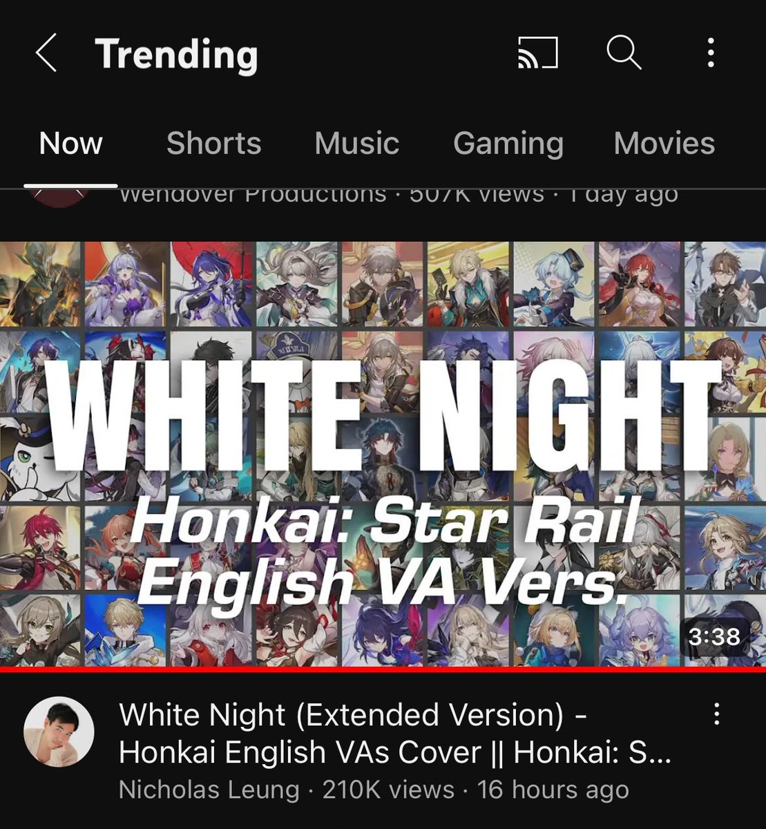 fencernick's tweet photo. YOUTUBE TRENDING GEGE WHAT R U DOING 😫😭 https://t.co/a5Pj26iT0f
