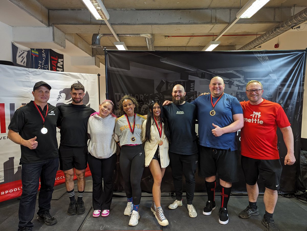 mettle_strength's tweet photo. Well done to all our lifters at the recent Liverpool weightlifting club open and thanks to all our coaches. 6 lifters, 5 medals, many PBs. https://t.co/CM17fXhzLe