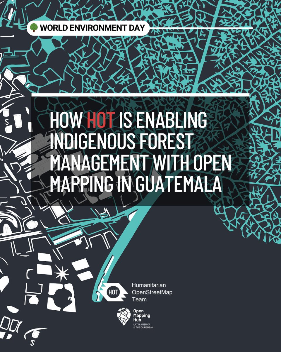 MapHubLAC's tweet photo. On #WorldEnvironmentDay, we're excited to highlight @chduartegeo's work in San José Poaquil, Guatemala. 🇬🇹🌲
Through the #OpenCities Projects, we're harnessing geospatial data & community engagement to enable indigenous forest management & climate adaptation.
Learn more 🧵⬇️ https://t.co/xLdjTPms2J