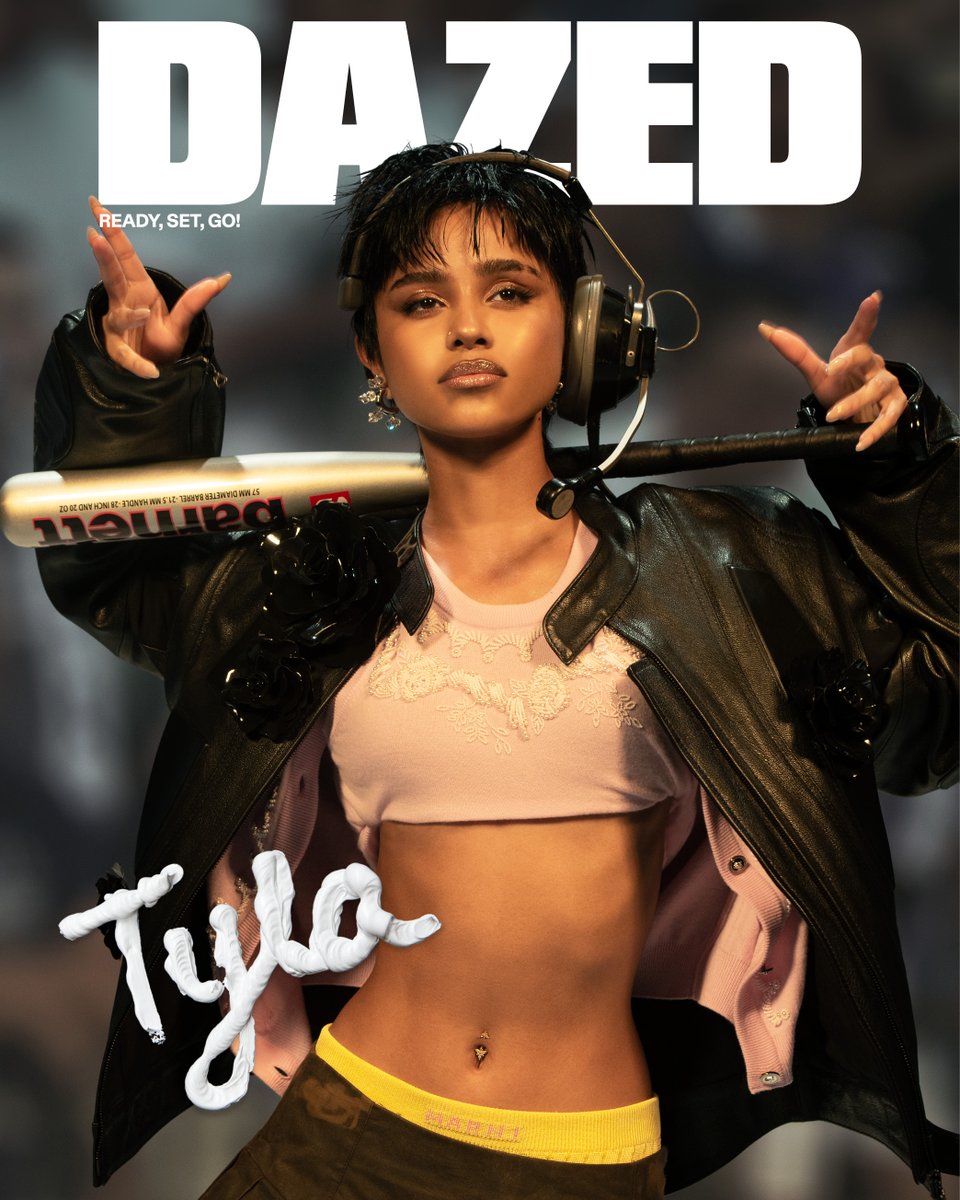 Dazed's tweet photo. Breaking on to the world stage with her TikTok smash turned terrace anthem ‘Water’, @Tyllaaaaaaa is the amapiano superstar confirming the African continent as the new centre of the pop universe.

For the #TheReadySetGoIssue, we chat all about her debut album, Tygers [Tyla fans] and what’s next for her.

See more: https://t.co/3rjIpSLTsf