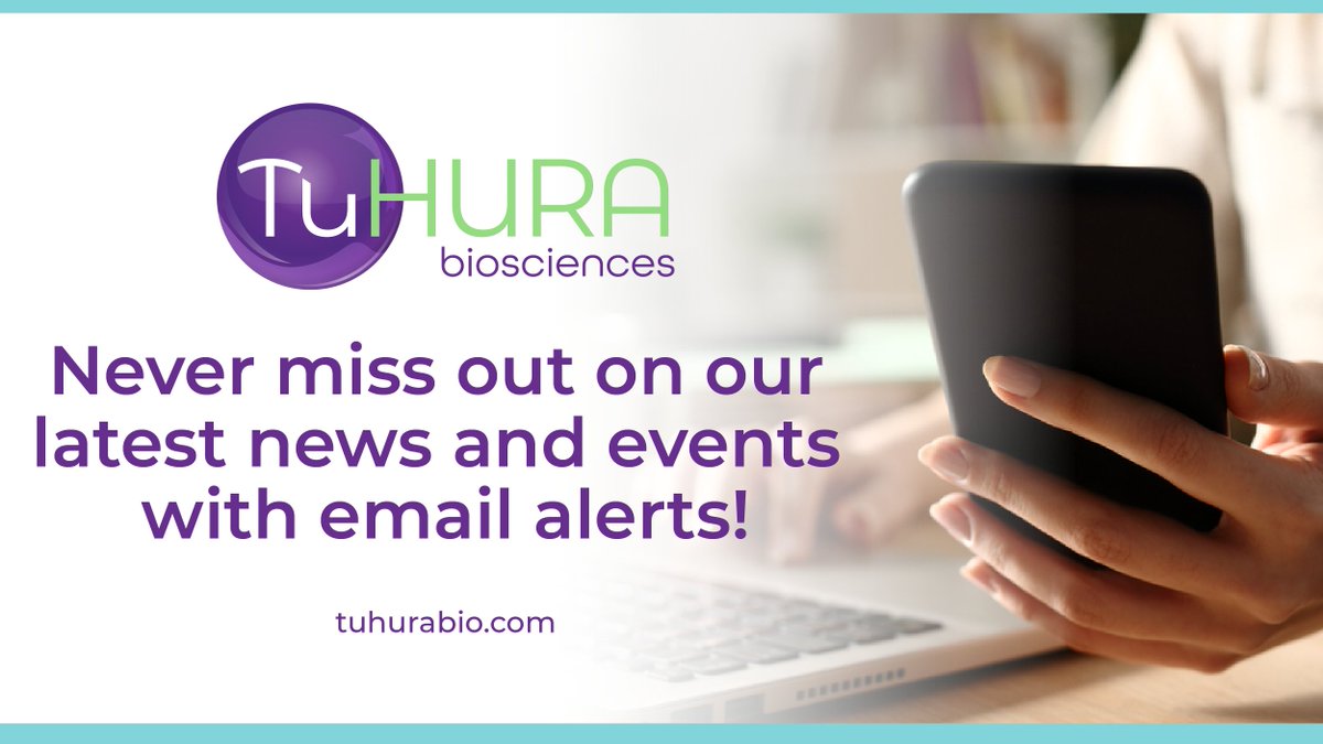 TuhuraBio's tweet photo. Never miss out on our latest news and events with email alerts! Sign up today: https://t.co/tZl8UFeRBE
#PersonalCancerVaccine #BiFunctionalADCs #CheckpointInhibitors #MerkelCell #SquamousCell https://t.co/1yPqqwpgou