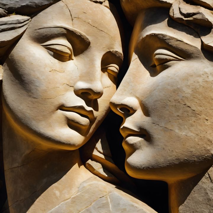 freestyleteez's tweet photo. Art of the Day: "Whispers in Stone". Buy at: https://t.co/ughisia18M https://t.co/186tE8PpAR