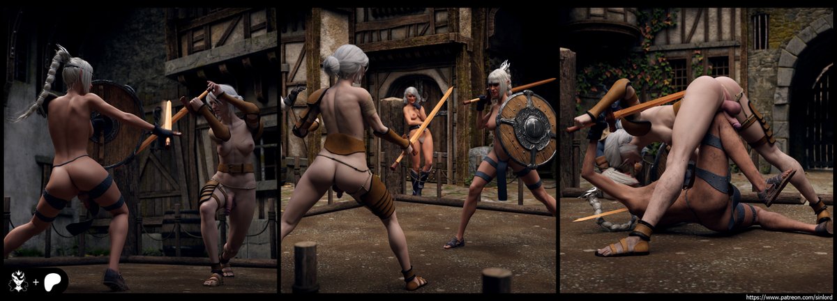 A good Wednesday to everyone! Shadowheart and Ciri engage in a little sparring match. Which one is the superior waifu? Full image set available on Patreon.