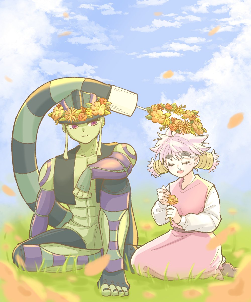 kisaragi_02468's tweet photo. 王ムギ×花 https://t.co/wfmnw54Jju