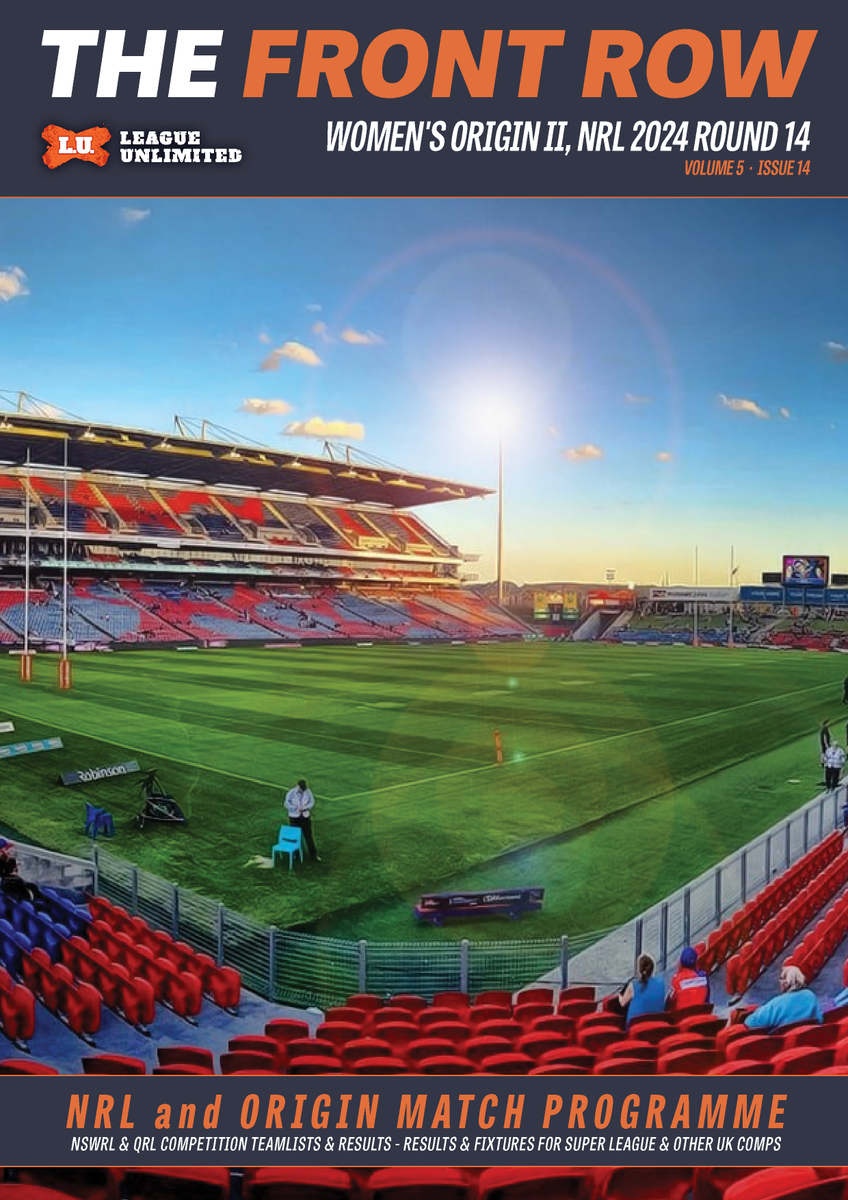 LATE NIGHT TREAT: #NRL Round 14 &amp; Women's #Origin II match programme OUT NOW

Check out this week's edition of THE FRONT ROW here: bit.ly/FrontRowMag