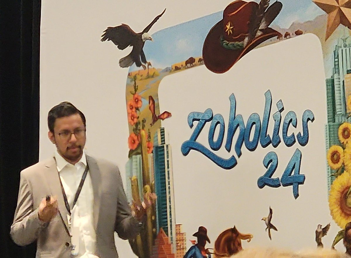 PVK, Head of Market Strategy for Zoho, discusses innovations in CRM at Zoholics 2024. #zoholics24