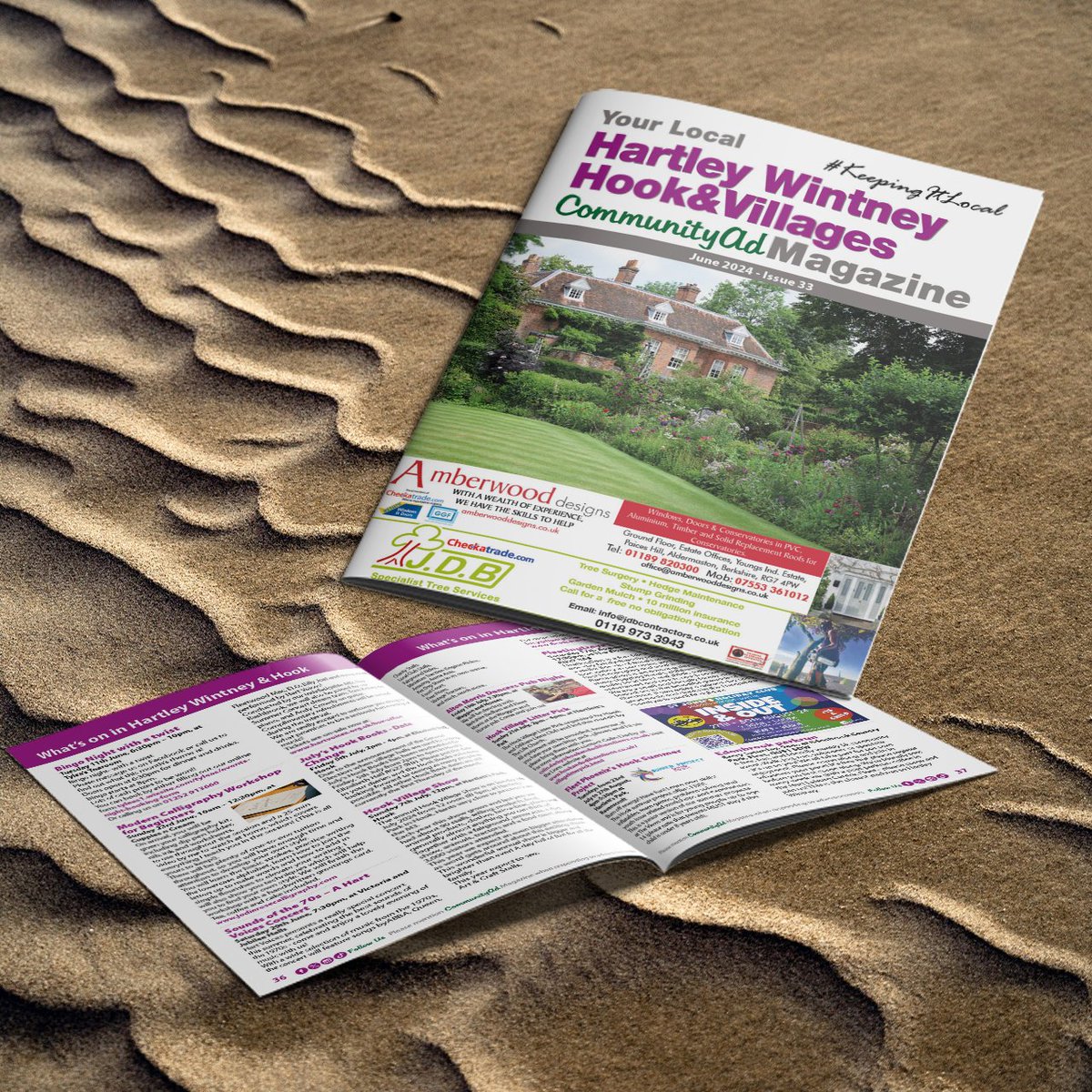 CommunityAd's tweet photo. Discover the heartbeat of Hartley Wintney, Hook & Villages in our latest #CommunityAd Magazine! 🌟 Don't miss out on the excitement – flip to the "What's On" page for a guide to upcoming events and happenings.
https://t.co/608Q0xcmDX
#HartleyWintney #Hook #hampshire #local #news https://t.co/d0Op7DLkoL