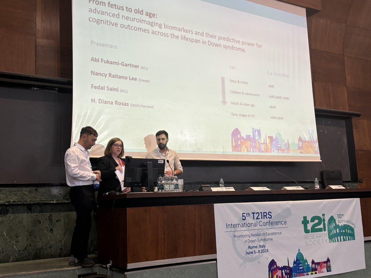 Andre Strydom (@drandrestrydom) on Twitter photo First research session <a href="/t21rs/">Trisomy 21 Research Society</a> #t21rs2024 is on advanced MRI in #Downsyndrome from fetus to old age to understand brain development. Including talks from our own <a href="/LonDownS/">LonDownS Consortium</a> and <a href="/KingsIoPPN/">Institute of Psychiatry, Psychology & Neuroscience</a> PhD student <a href="/fedalsaini/">Fedal Saini</a> and <a href="/KingsCollegeLon/">King's College London</a> post-doc <a href="/Gartner_neuro/">Abi Fukami - Gartner</a> First research session <a href="/t21rs/">Trisomy 21 Research Society</a> #t21rs2024 is on advanced MRI in #Downsyndrome from fetus to old age to understand brain development. Including talks from our own <a href="/LonDownS/">LonDownS Consortium</a> and <a href="/KingsIoPPN/">Institute of Psychiatry, Psychology & Neuroscience</a> PhD student <a href="/fedalsaini/">Fedal Saini</a> and <a href="/KingsCollegeLon/">King's College London</a> post-doc <a href="/Gartner_neuro/">Abi Fukami - Gartner</a>