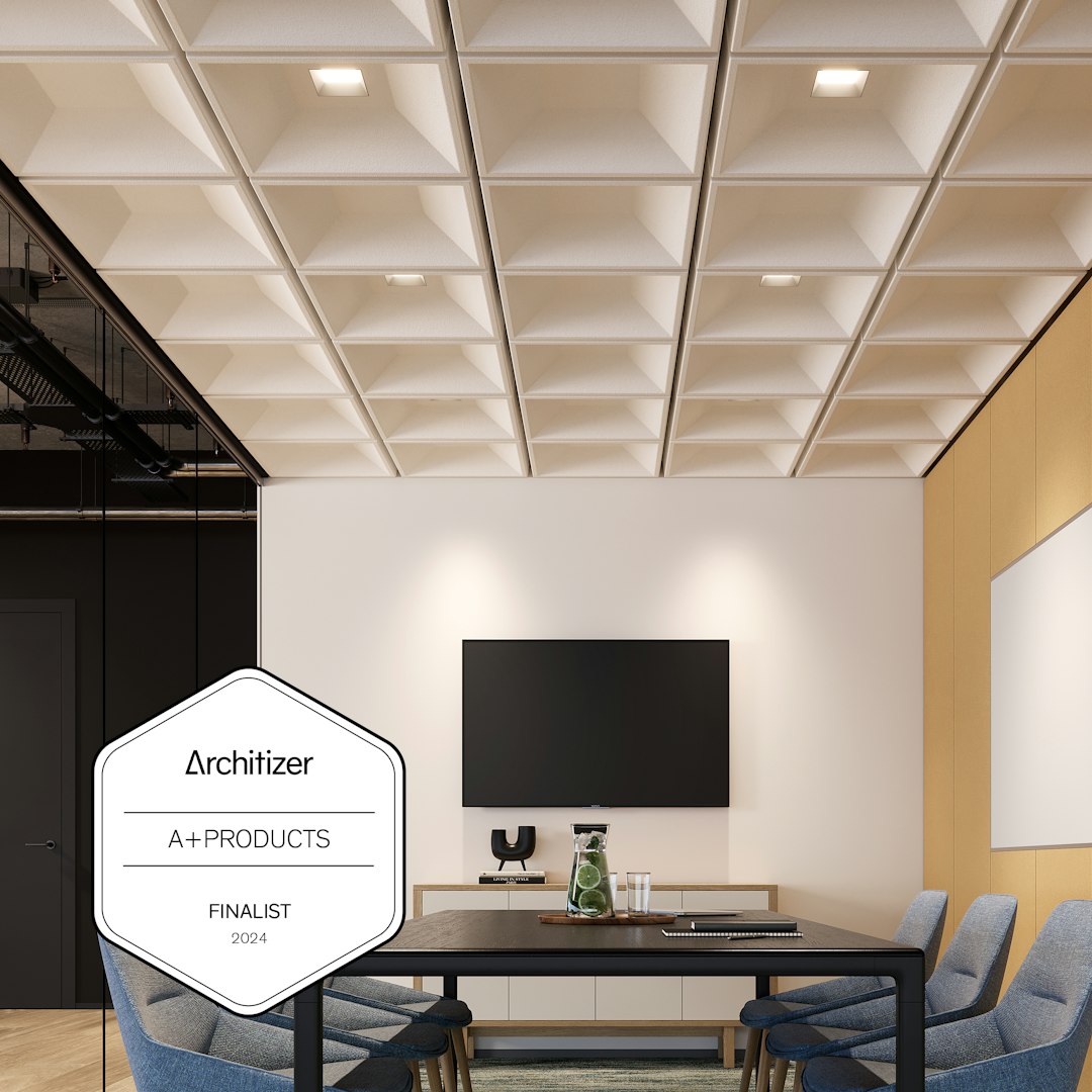 USAILighting's tweet image. USAI’s BeveLED Mini® &amp;amp; BeveLED® 2.2 trimless downlights with Turf’s Port &amp;amp; Urban Acoustical Ceiling Tiles have been named a Finalist in the Recessed &amp;amp; Mounted Lighting category for Architizer's A+ Best of Year Awards 2024!

usailighting.com/turf-design

#lighting #ceiling #turfdesign