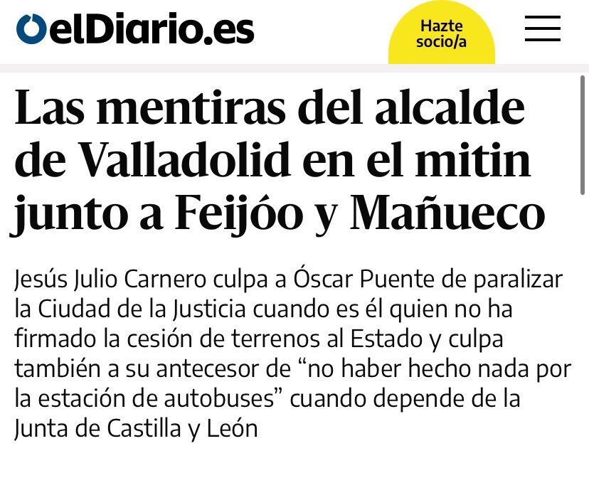 VaProyecta's tweet photo. (Opinión de moderador).

No es normal que el alcalde de una ciudad vierta tanta mentira y desinformación en temas de actualidad urbanística.

En un año de gestión, todo lo que se ha hecho además de bloquear, atascar y ensuciar la ciudad, ha sido eliminar un carril bici del mapa. https://t.co/VFkJcly9tL