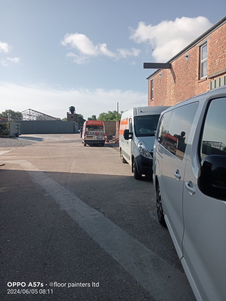 Another day and the <a href="/floorpainters/">Floor Painters Ltd</a> team are on site preparing floors for <a href="/resbuild/">RBP Limited</a> epoxy coating . Lots of fibre glass waste on the floor so not a straight forward job but with the right equipment we can do it