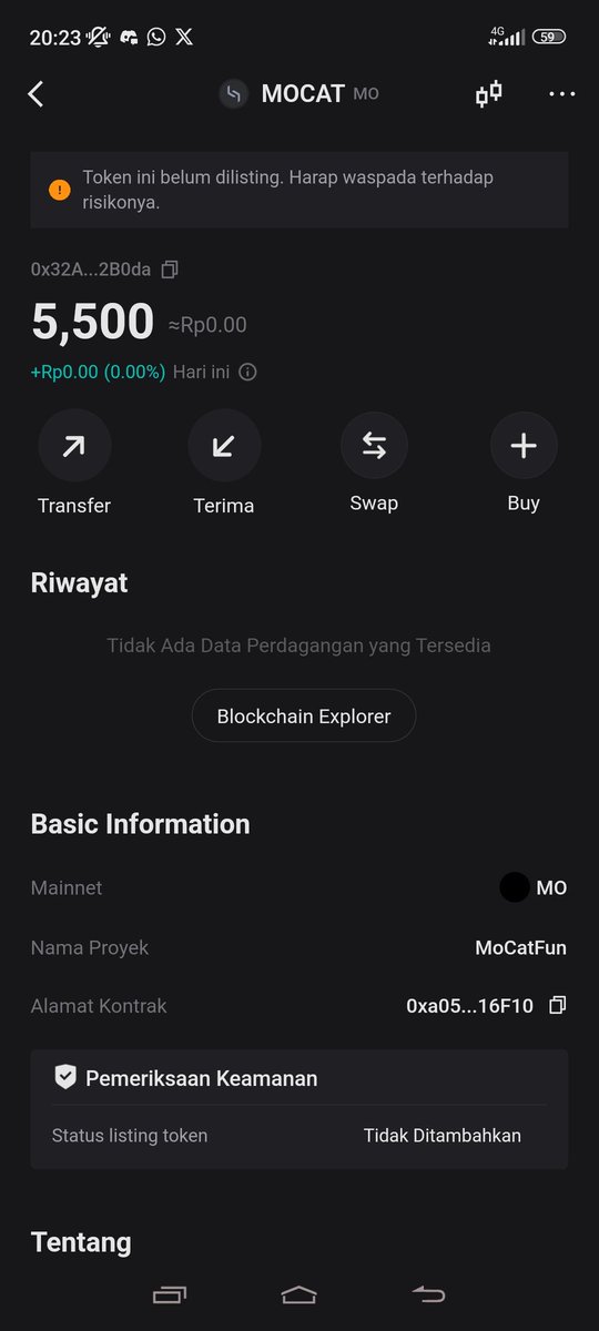 awychan01's tweet photo. look at this! I have a new gem in the MO chain. If you are interested, just buy it at https://t.co/QdPZnQWfny
CA : 0xa05Faf9DCC64889db18C8a4B38c17f3b9Ab16F10
@0xmochain @Mo_Cat_Fun
#MO #MoCat #MemeCoin #MemeCat https://t.co/avKk3cpjXk