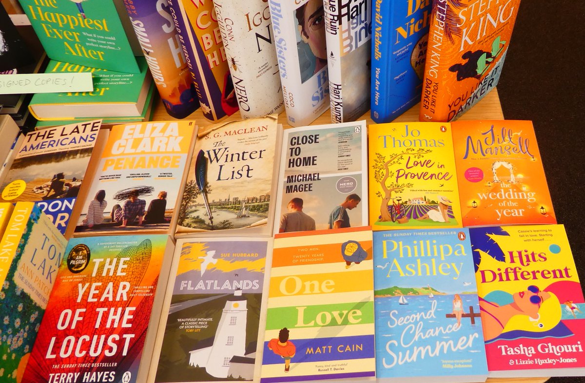 New books in store now! Latest paperbacks from @jo_thomas01 @JillMansell @PhillipaAshley @MattCainWriter @Sue_writer Terry Hayes, Ann Patchett... lots more to discover in store!

#ChooseBookshops