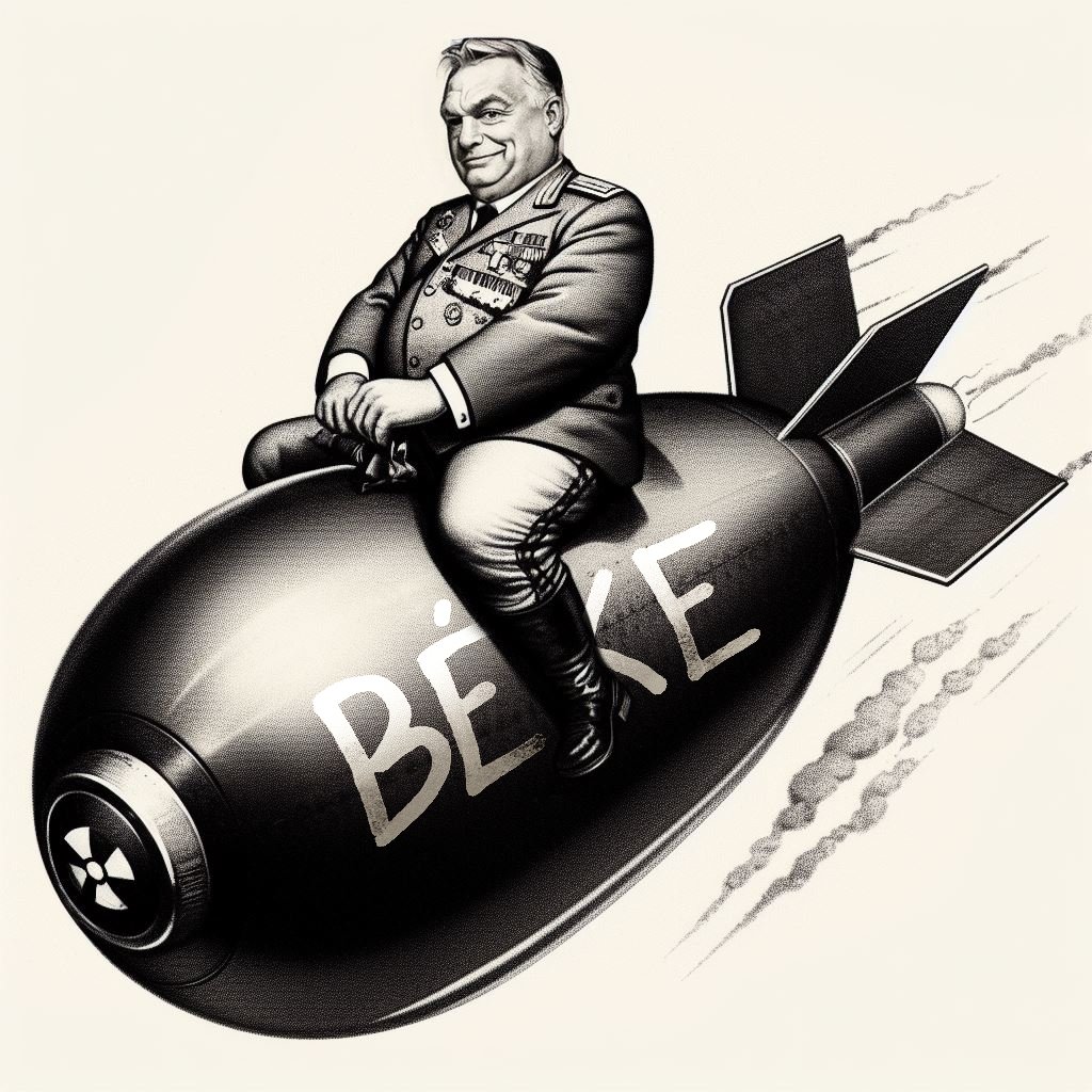 o1aig's tweet photo. Még októberben készült, sajnos aktuálisabb lett #strangelove #orban #háború https://t.co/bIfRkXeiVo