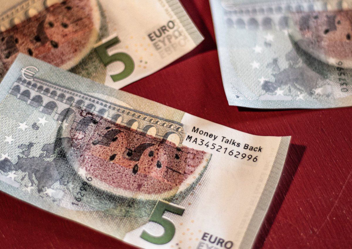 SebastienParodi's tweet image. Impressions sur billets de 5 euros 🍉
#FreePalestine