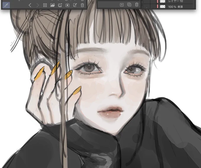 可愛い女の子は描くのが楽しいね