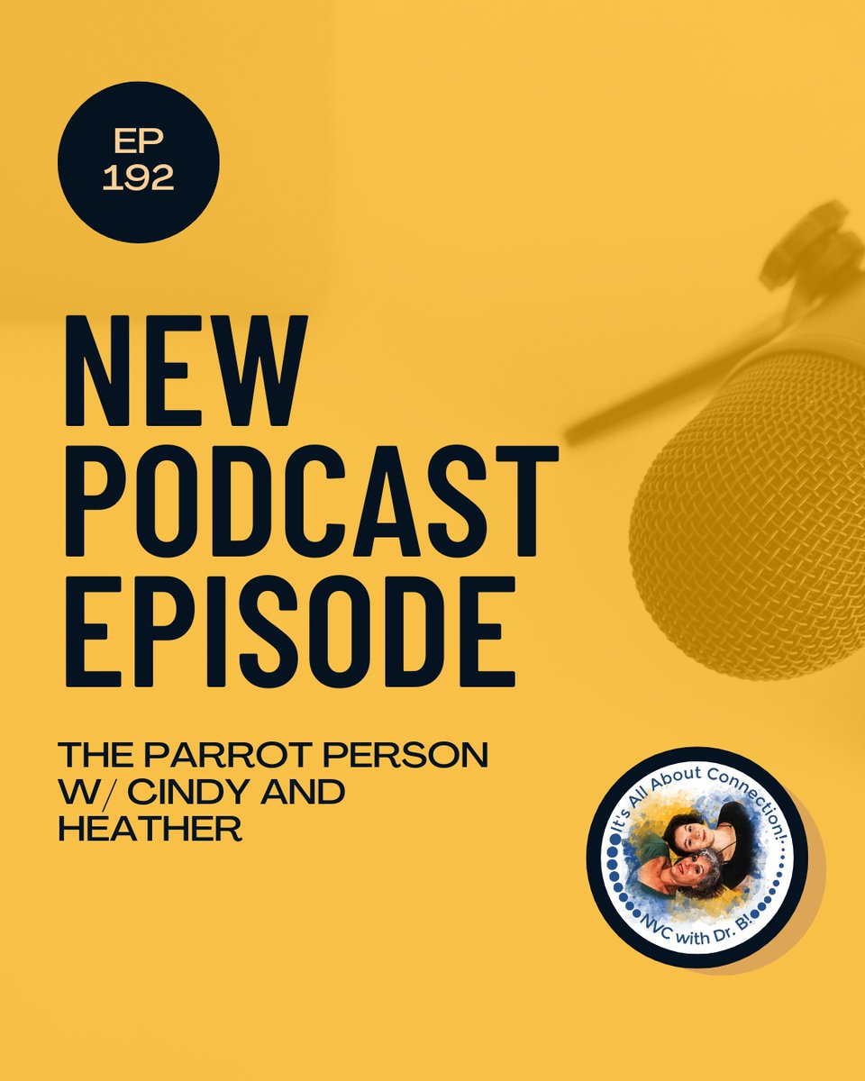 TheBigbieMethod's tweet photo. 🎙️ Episode 192 is a playful piece where Dr. B and Heather joke around about the reflecting component of NVC empathy. In between the joking, they share some insights on why reflecting too much may be counterproductive for connection and ways to make the process land with a lit... https://t.co/A35oxFORh5