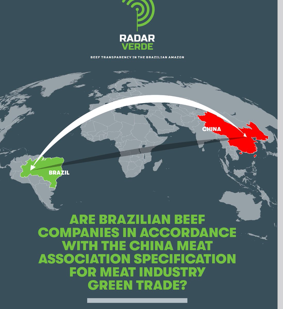 paulogbarreto's tweet photo. Are Brazilian beef companies in accordance with the #China #Meat Association specification for meat industry green trade? 

No.

See the report here https://t.co/EdCGqeuuPT
Via @Imazon @VerdeRadar https://t.co/7dVnNjMRZE