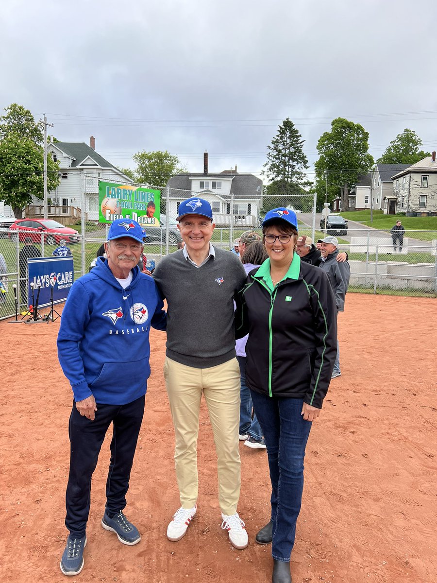 TD Amherst and Jays Care Foundation celebrate our towns brand new accessible diamond <a href="/JennAuld/">Jenn Auld</a> <a href="/TownofAmherstNS/">TownofAmherstNS</a>  <a href="/JaysCare/">Jays Care Foundation</a>