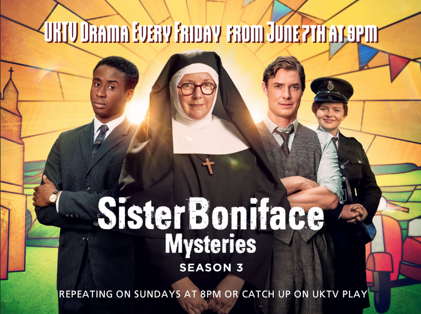 matmchale73's tweet image. If you're of a criminal persuasion be warned... only 2 days until the return of Great Slaughter's Finest with #sisterboniface their resident forensic nun. 1900 Friday night on @UKTV drama (repeated Sunday at 2000) - All eps drop on  @UKTVPlay this Friday