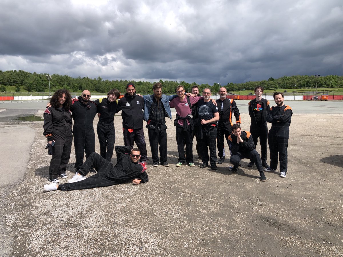SumoDigitalLtd's tweet photo. Wave the chequered flag! 🏁

Congratulations to all three #TeamSumo groups for making it through the @GamesAid Go Karting Northern Qualifier! 

Fingers crossed for an overall win in September 🏆 https://t.co/xUaBf4zDyR