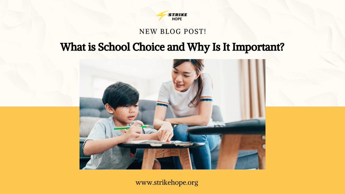 HopeStrike's tweet photo. 🚨 New Blog Post Alert 🚨

Check out our latest post "What is School Choice and Why Is It Important?” by visiting https://t.co/zm3hKhER30 or clicking the link in our bio.

Follow us to stay updated on the latest blogs with tips on nontraditional education and more!

#homeschool https://t.co/Q5FgLEbLBW