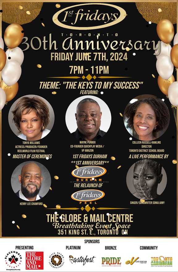 Get ready for the 1st Friday's 30th Anniversary - the premier networking event for entrepreneurs and professionals of African descent, this Friday, June 7th at 7 PM. 🔥🙌

You can purchase your tickets at the following link ⤵tix.to/SaimyliveFB/es…

See you there! ⭐