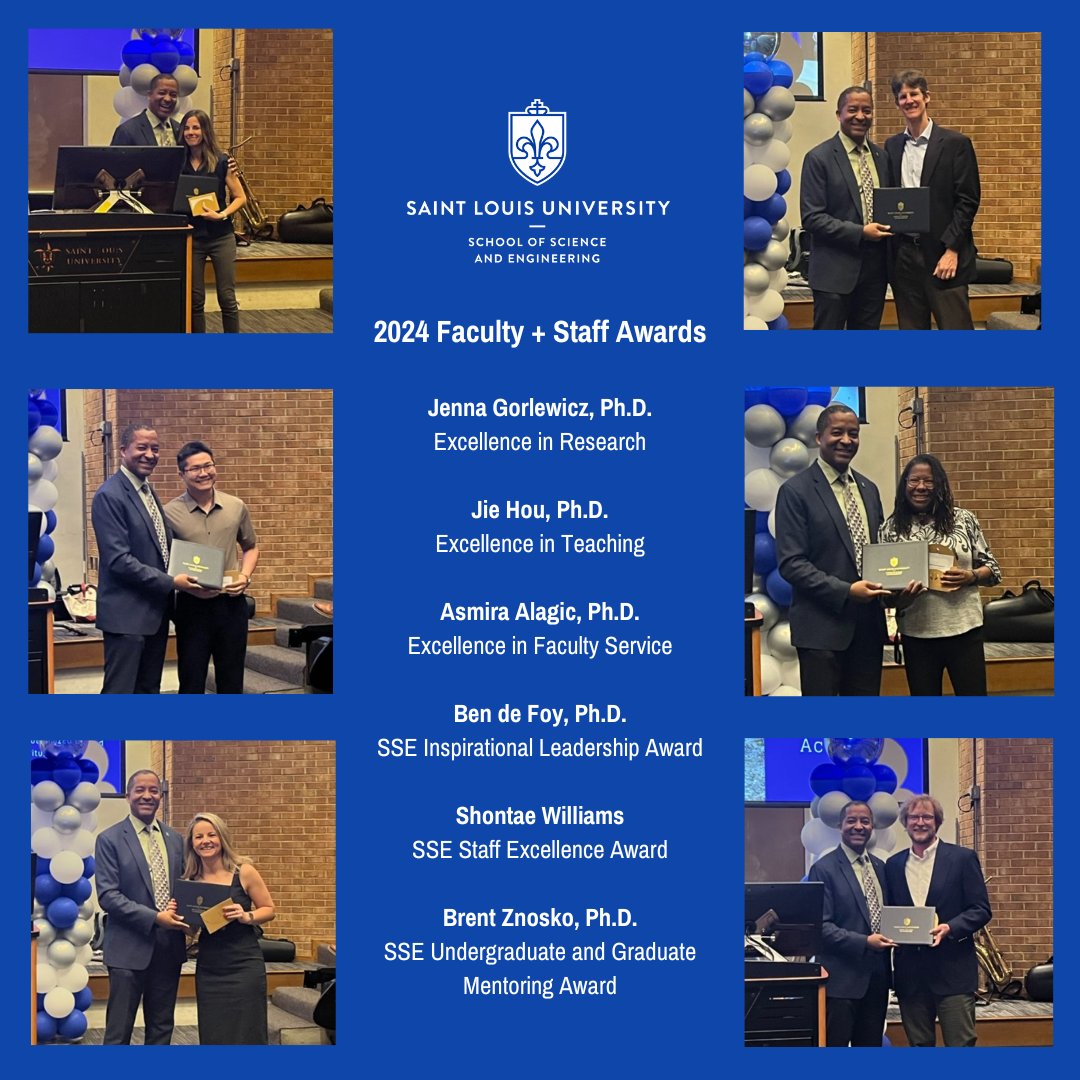 In May, the SSE celebrated the end of a monumental academic year at the SSE Faculty and Staff Awards! Our exemplary faculty and staff members were recognized for their above-and-beyond work.
CONGRATS to this group and to ALL our wonderful SSE faculty and staff members!