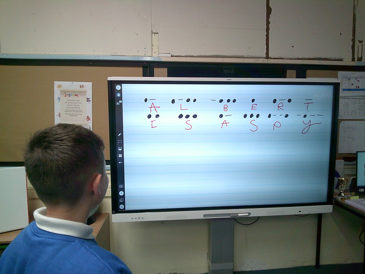 AshfordHillPS's tweet photo. Today we have been learning how morse code was used during the war. We then made up our own messages to decipher. #DDay #PrimaryLearning #History https://t.co/XAIcCAuy3x