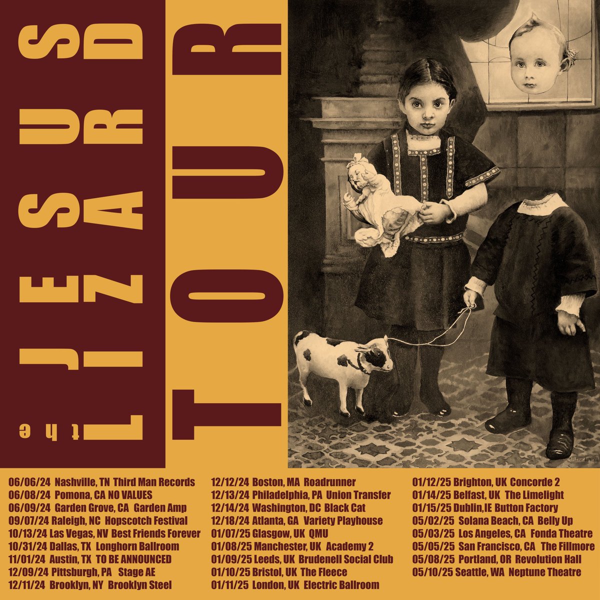IpecacRec's tweet photo. In a blast of splinters and mayhem, the Jesus Lizard have busted loose with their first album in over a quarter century. RACK will be unleashed on Sept 13th!

Check out the first single “Hide &amp; Seek”, tour dates through 2025 and pre-order the album at https://t.co/Hx0CcjREDI https://t.co/ydJqzWxRBU