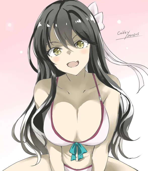 #艦これ版真剣お絵描き60分一本勝負_20240605長波サマタグ付けなおし 