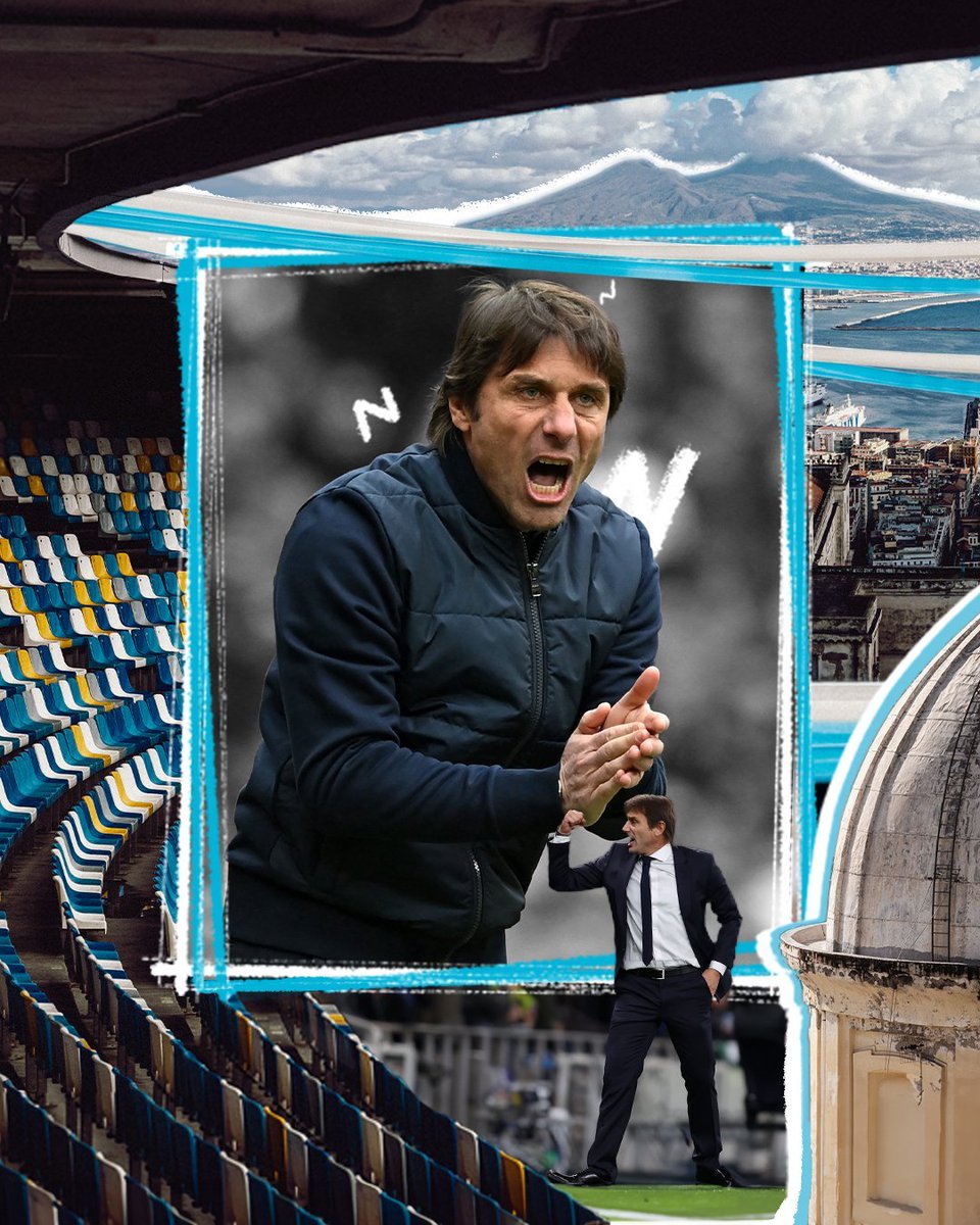 OFICIAL! Antonio Conte es el nuevo DT de Napoli 🇮🇹. Contrato hasta junio de 2027. Séptima experiencia como entrenador en el fútbol italiano, tras Arezzo-Bari-Atalanta-Siena-Juventus-Inter.